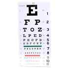 1240 20ft Grafco Snellen Eye Chart Hanging Distance Non-reflective Matte Vision Test Exam 717076035415