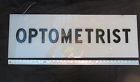 36x12 Trade White Letters Plastic Optometrist Black Large Lucite Sign