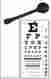 Emi-occ-snw Elite Medical Instruments Occ-snw Set Occluder Wall Snellen Eye Exam Vision Test Chart 22 X 11