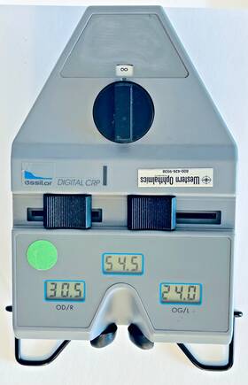 Essilor- 81705 Digital Pupillometer Pd Meter Euc Calibrated Eye Exam Tool