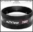 P-iov-003 Ion Medical Made In America All Glass Easy-view 28d Slit Lamp Lenses