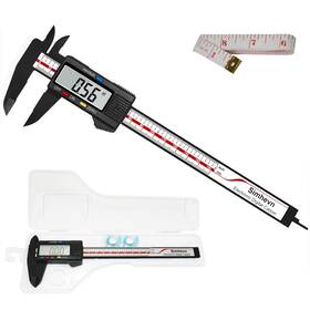 Simhevn 745924078284 Electronic Digital Caliper And Measuring Tape 6 Inch/150mm Micrometer