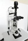 Sl-tn-59 Dexter Slit Lamp Haag Streit Step With Wooden Base Medical