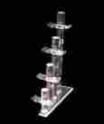 Sr-4 Al-ben Inv New Acrylic 4 Staircase Eyeglass Sunglass Frame Holder Display Stand Made In Usa