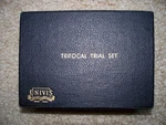 1940 Univis Vision Efficiency Trifocal Trail Set 6PR Lenses W/case Box ZB6 Ao. Fixed Price $25.00.