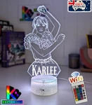 Wednesday Adams Personalised 3D Led Night Light 7 Colour Change Room Lamp. Fixed Price $28.67.