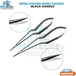 Scissors Neuro Black Handle Microsurgical Instruments. Fixed Price $122.00.