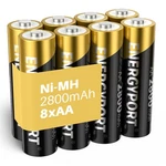 Pack Aa Nimh Rechargeable Batteries Ni-mh 1.2V 2800MAH Battery For Flashlight. Fixed Price $12.99.