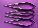 Pcs Karl Storz E3848 Castroviejo Needle Holder 11MM Curved Medium Locking. Fixed Price $170.00.