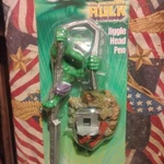Vtg 2003 Em The Incredible Hulk Jiggle Head Pen On Original Cardboard Backer. Fixed Price $8.00.