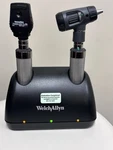 Welch Allyn Desk Set Otoscope 23810 Ophthalmoscope 11720, 7114X Base. Fixed Price $625.00.