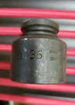Ozat #08M36, 1/2" Sq. Dr. X Mm, Point, Impact Socket, New Made Israel. Fixed Price $27.99.