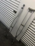 Drive Medical 10401-1 Aluminum Underarm Crutches For Youth, User Height 54"-62". Fixed Price $31.00.