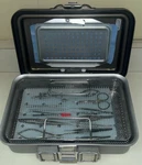 Assortment Of Eye Instruments 14 Pc Set With Case (storz & Rhein). Fixed Price $600.00.