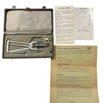 Vintage 1964 Schioetz - Tonometer Improved Made Germany Original Case #3621. Fixed Price $35.00.