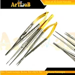 6" Suture Tying Tweezers+castroviejo Micro Scissors+castroviejo N/h -premium 3PK. Fixed Price $34.49.