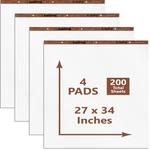 Tops Standard Easel Pads 3-HOLE Punched 27 X 34 Inch Plain White 50 Sheets/pad. Fixed Price $231.07.