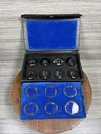 Vintage Bausch & Lomb Greens Phoropter Auxiliary Lens Complete Set With Box Euc. Fixed Price $99.99.