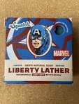 Dr. Squatch Liberty Lather Men Natural Soap Marvel Limited Ed. 5OZ Light Grit. Fixed Price $5.00.