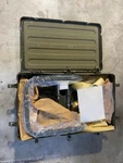 Us Military Portable Optometry Chair Made By Atlantic Ind. Nsn 6540-01-145-8775. Fixed Price $375.00.