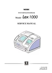 Santinelli Nidek Lex 1000 Technical Service Manual. Fixed Price $150.00.