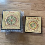 6 Wholesale Lot Hindu Shri Yantra Picture Frame Altar Yoga Supply :set Of. Fixed Price $36.00.