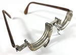 Vintage Oculus Bifocals Adjustable Half Eye Trial Frame Bakelite Spring Mtd Arms. Fixed Price $179.00.