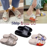 Cartoon Cozy Pillow Slides Anti-slip Sandals Slippers Cloud Home Outdoor Shoe. Fixed Price $16.99.