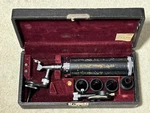 Vintage Welch Allyn Plugin Handle Otoscope Ophthalmoscope Diagnostic Kit Set. Fixed Price $175.00.
