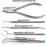 Orthodontic Examination Kit Bird Beak Plier Periodontal Scalers Dental Lab Tools. Fixed Price $7.99.