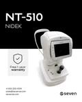 Nidek NT-510 Auto Tonometer/ Non-contact (fully Revised). Fixed Price $3800.00.