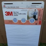 3M Professional Flip Chart Unruled 40 White 25 X 30 Sheets 2/CARTON 570. Fixed Price $47.10.