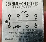 Nos General Electric 3SAF1742A2 Blue Bead Relay 7618414-4 #100. Fixed Price $25.00.