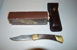Imperial Lockback Knife 4815 Double Eagle 1970'S W/original Box & Sheath. Fixed Price $74.99.