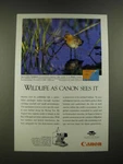 1995 Canon CF-60UVI Fundus Camera Advertisement Spoon-billed Sandpiper. Fixed Price $17.99.