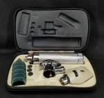 Welch Allyn 2.5 Volt Pneumatic Otoscope Ophthalmoscope Set With Case - Works. Fixed Price $249.00.