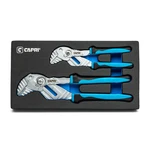 Capri Tools 7-IN And 10-IN Pliers Wrench Set, Parallel Smooth Jaws W/ Soft Grip. Fixed Price $99.99.