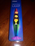 Nw Urban Trendyrainbow Lava Motion Volcano Lamp Wax Liquid Metal Base 16". Fixed Price $34.99.