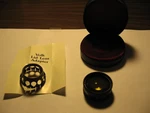 Volk 60 Diopter Ophthalmic Slit Lamp Lens Yellow Glas W/case And Lid Ad. Fixed Price $275.00.
