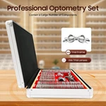 266 Pcs Optical Trial Lens Set Optometry Kit Metal Rim Alu Box Frame. Fixed Price $184.44.