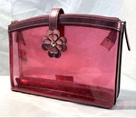 Kate Spade Ny Sabine Double Compartment Cosmetic Case Metallic Pink Sapphire. Fixed Price $59.00.