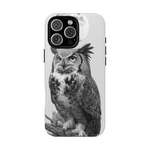 Ink - Case For Iphone/galaxy/pixel Owl Intricate Sketch Moon. Fixed Price $54.99.
