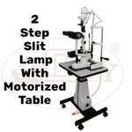 2 Step Slit Lamp With Motorized Table Brand New Collection & High Accuracy. Fixed Price $1116.10.