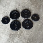 Vintage York Bar Bell Cast Iron Weight Plates (set Of 6) - 1" Hole. Fixed Price $19.95.