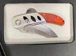 Briggs & Adams High Quality Stainless Steel Folding Pocket Knife Wood Handle. Fixed Price $24.00.