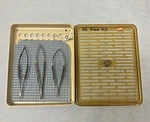 3 Piece Storz V.mueller Micro Needle Holder Set W/ Sterilization Tray. Fixed Price $300.00.