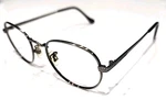 Randolph Engineering RE251 Gunmetal Round Eyeglasses Frame 50-19 145 Italy. Fixed Price $25.47.