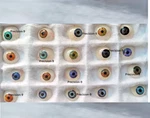 High Quality Prosthetic Eye Cosmetic Ocular Replacement Set Of 20PC With Case. Fixed Price $56.88.