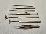 Set Of 7 Karl Storz Ophthalmic Surgical Instruments. Fixed Price $350.00.