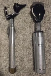 Welch Allyn Otoscope 707 Plugin Handle 2 Light Head. Fixed Price $50.00.